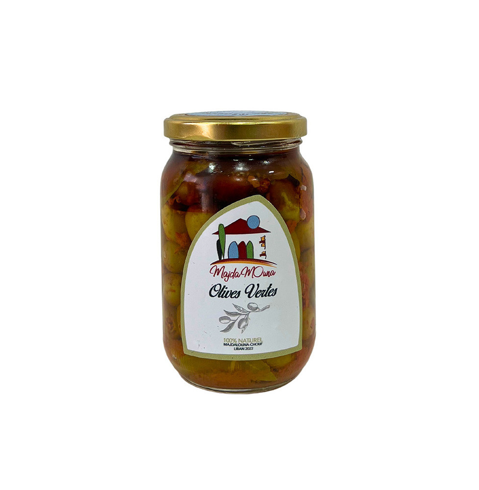 Green Olives And Red Pepper 250g