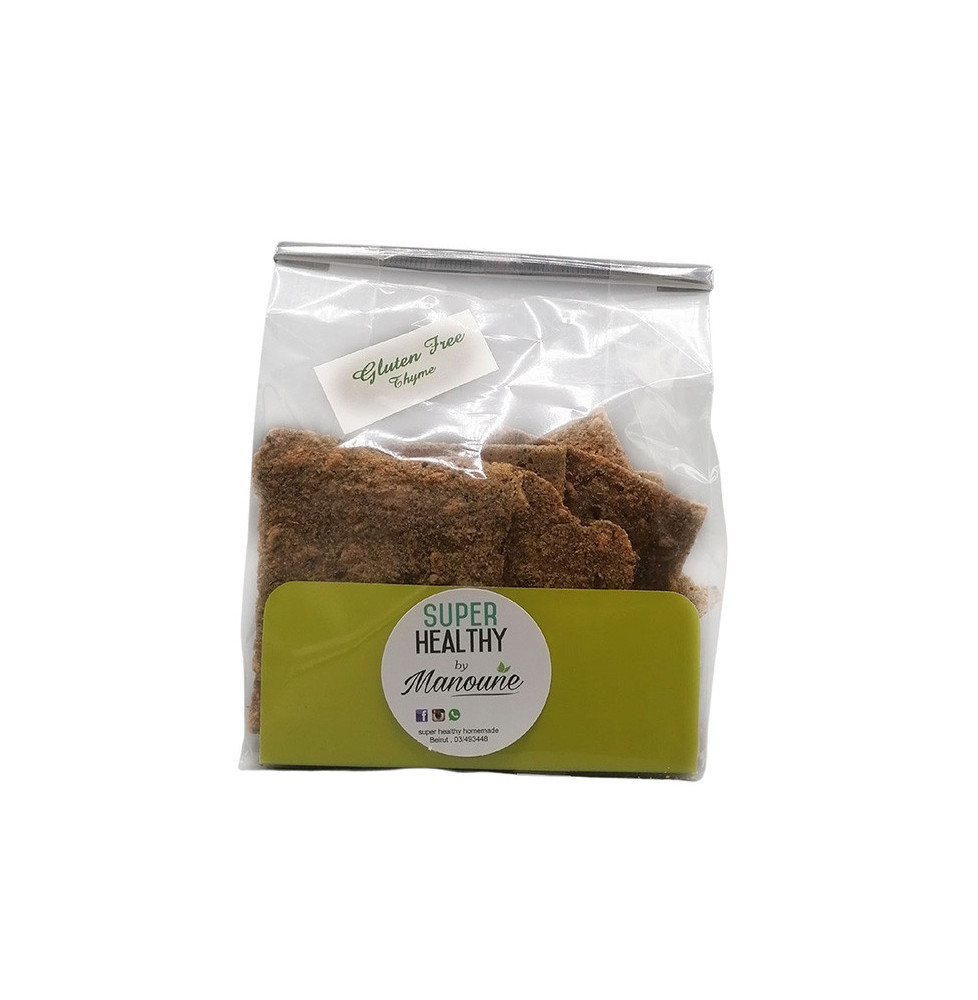 Thyme crackers gluten free 150g