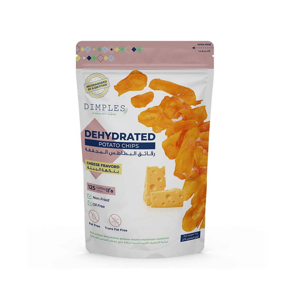 Dehydrated Potato chips - cheese flavor 30g