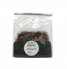 Dark chocolate with almond crackers gluten free 150g