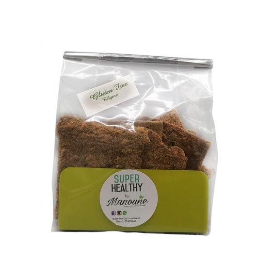 Thyme crackers gluten free 150g